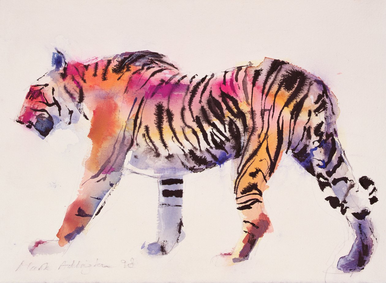 Stripey (tinta és wc papíron) alkotó: Mark Adlington