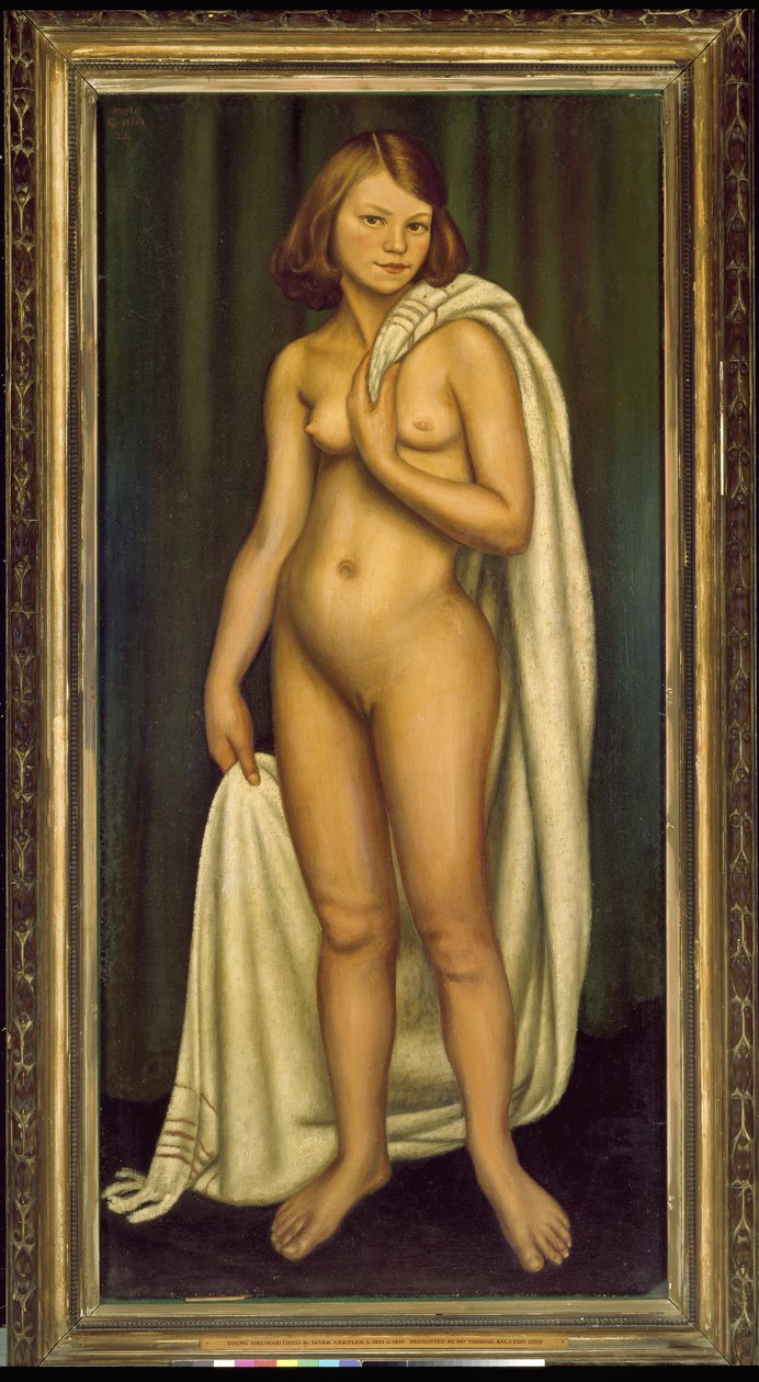 Fiatal lánykor, 1920-1929 2. szám alkotó: Mark Gertler