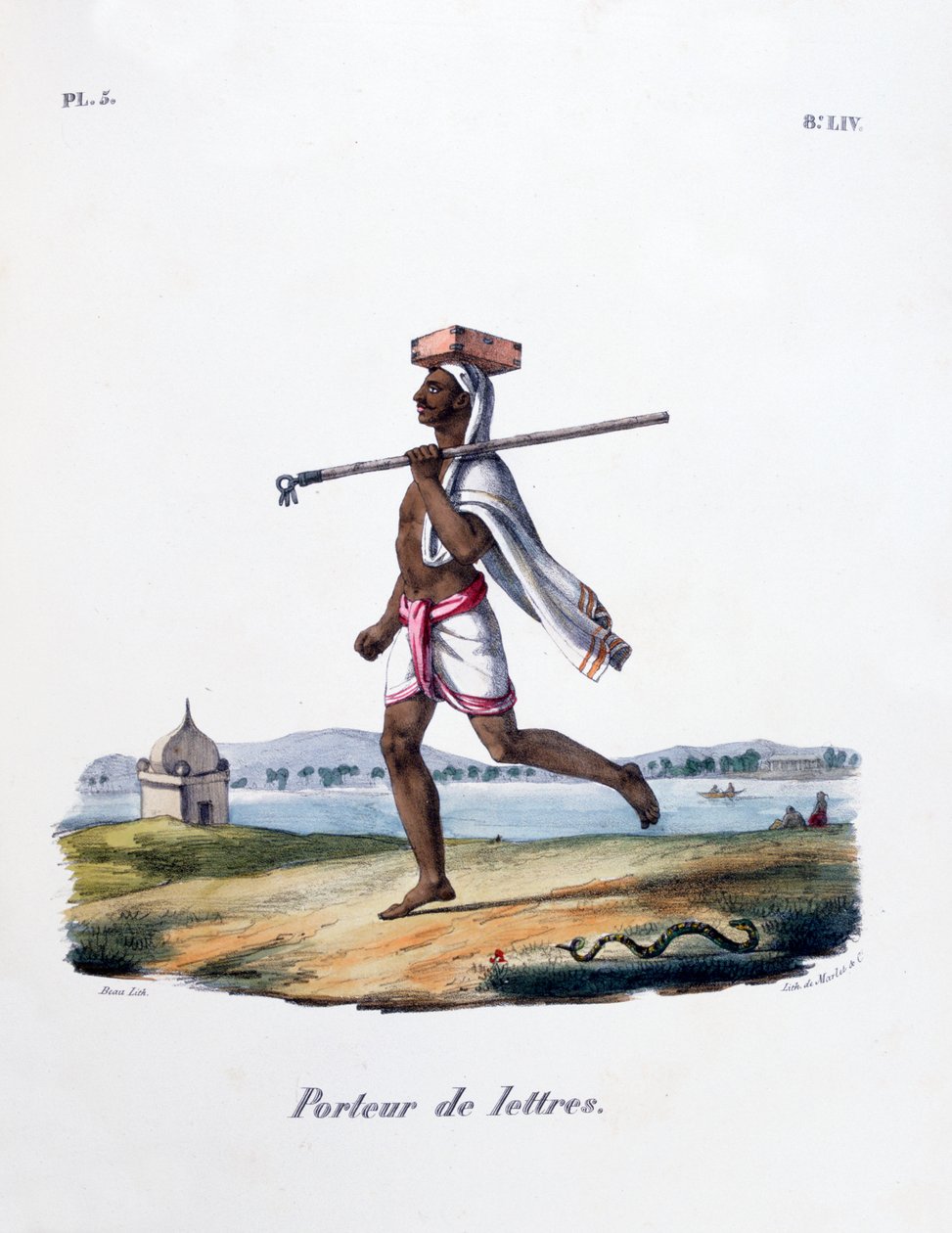 Levélhordozó, 1828 alkotó: Marlet et Cie