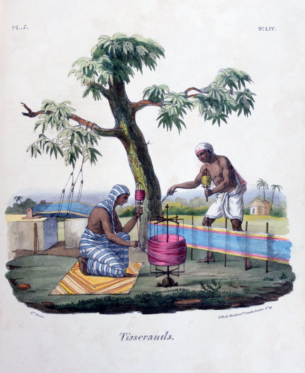 Takácsok, 1828 alkotó: Marlet et Cie