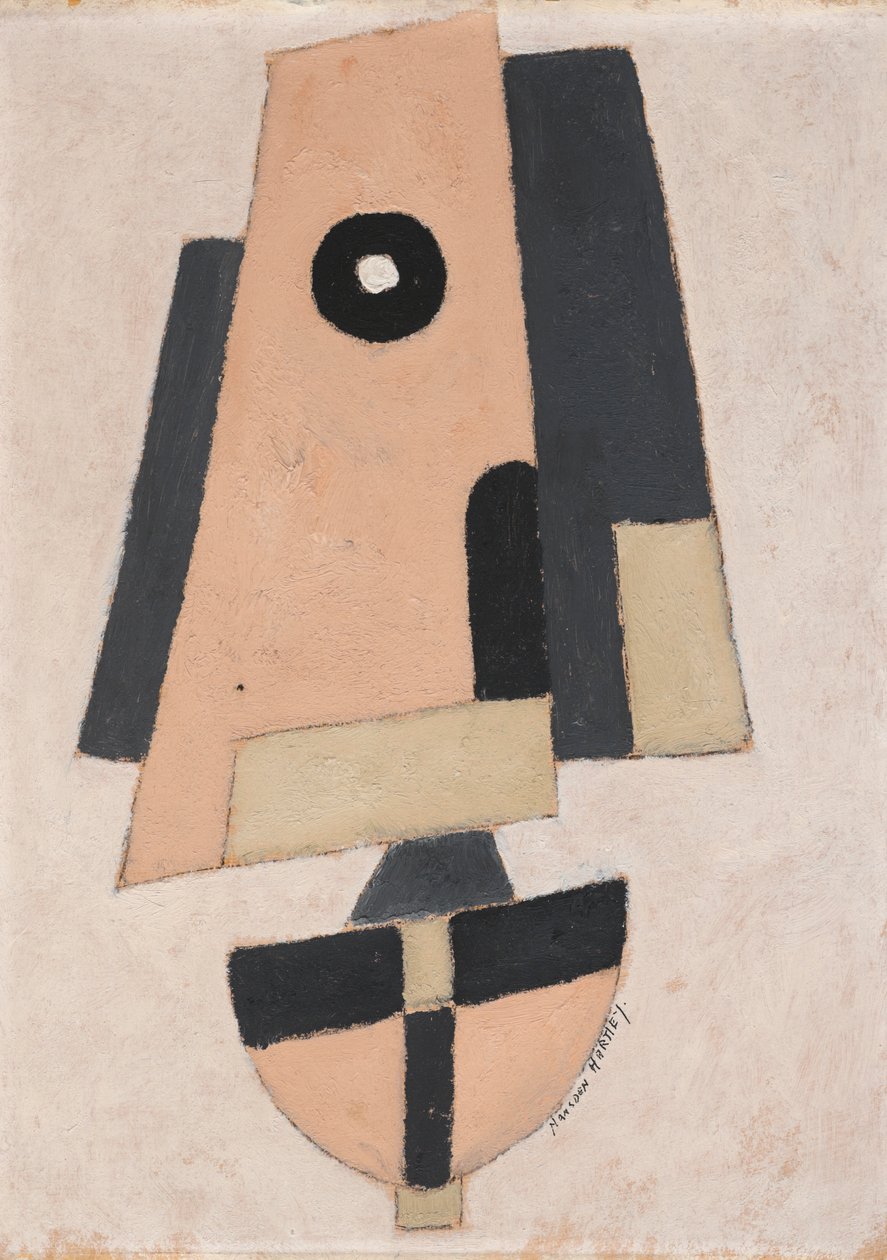 Hajó – rózsaszín és fekete hajótest (lásd: 165324) alkotó: Marsden Hartley