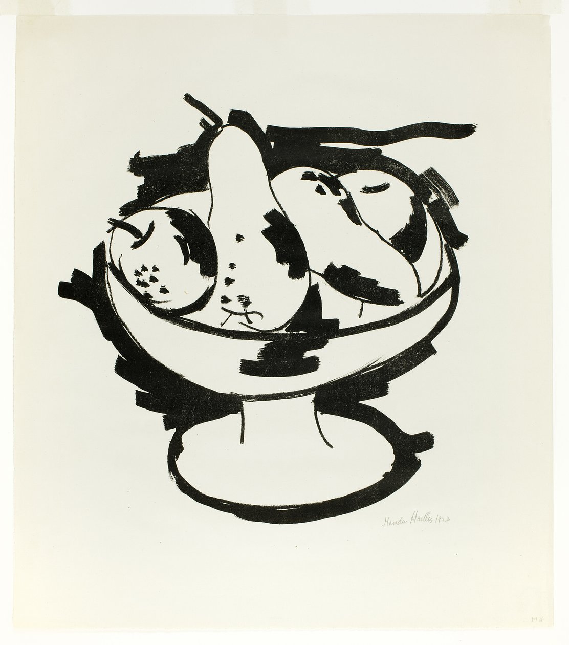 Tál gyümölcs alkotó: Marsden Hartley