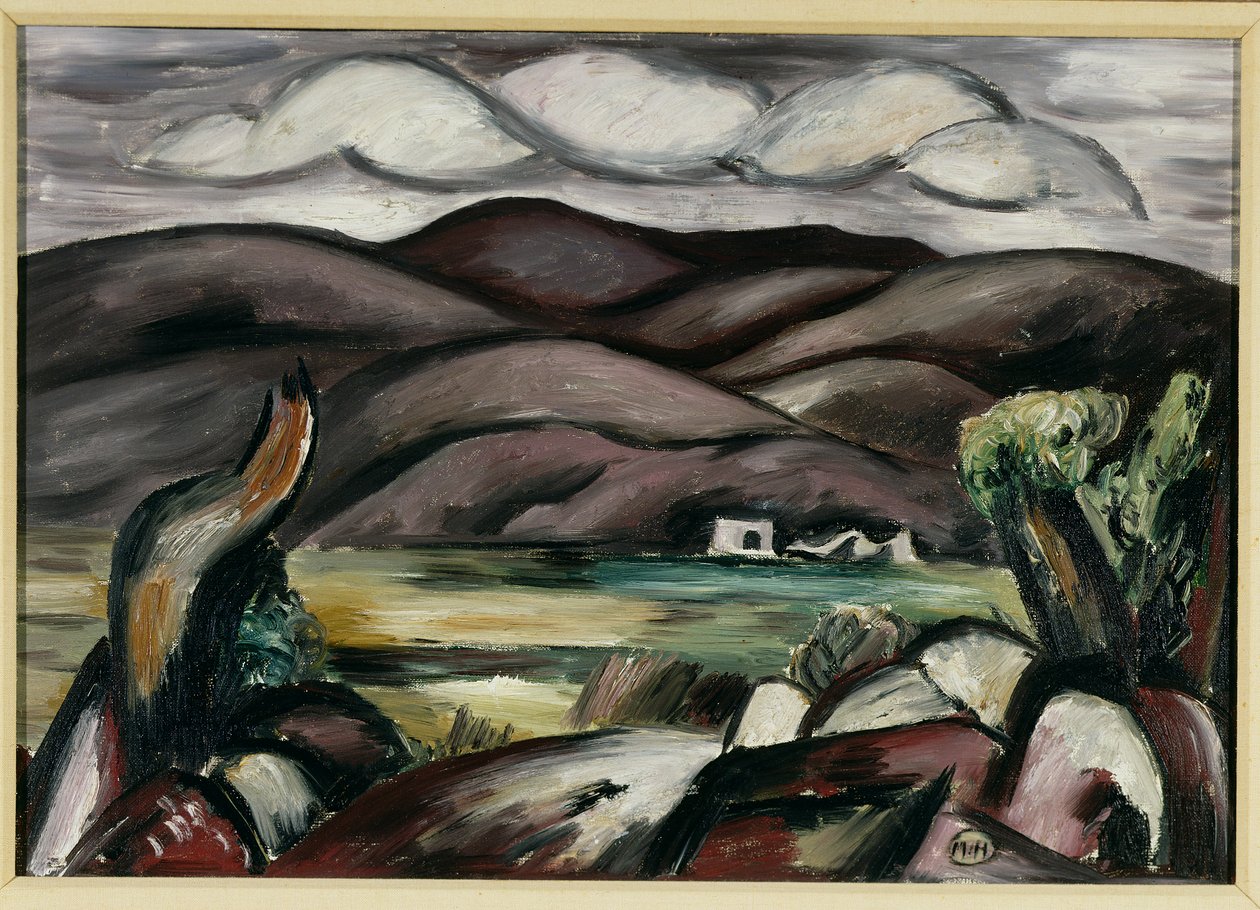 Tájkép, Új-Mexikó (olaj, vászon) alkotó: Marsden Hartley