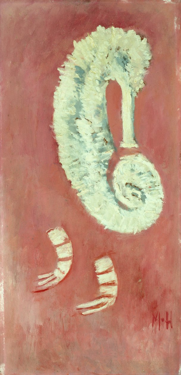 Tengeri ló és garnélarák alkotó: Marsden Hartley