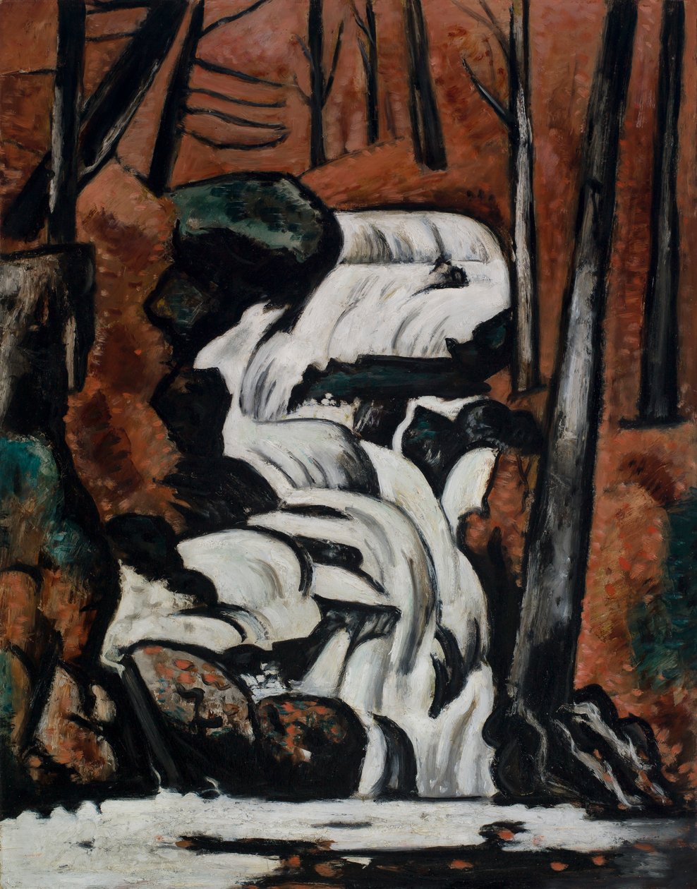 Smelt Brook Falls alkotó: Marsden Hartley