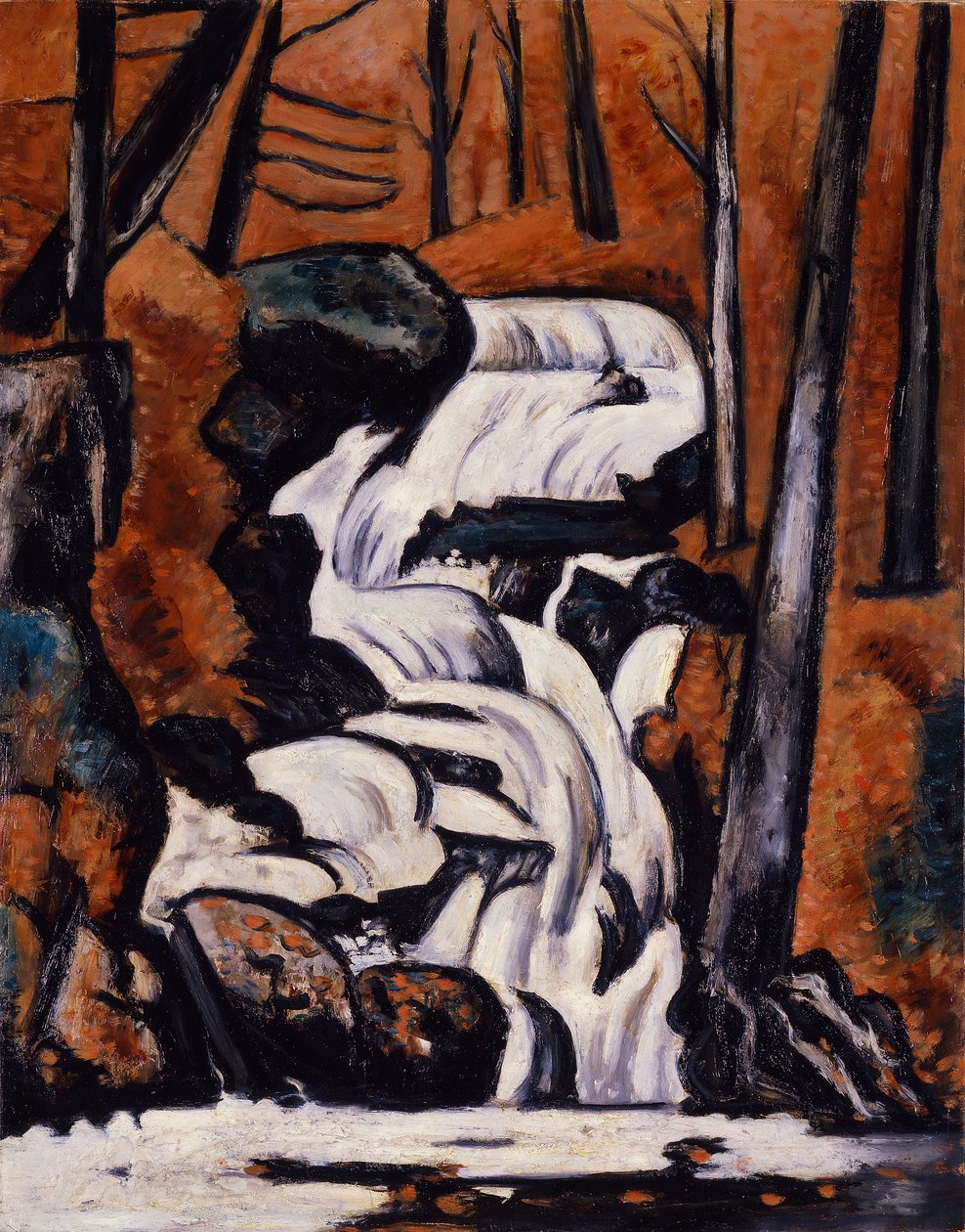 Smelt Brook vízesés alkotó: Marsden Hartley