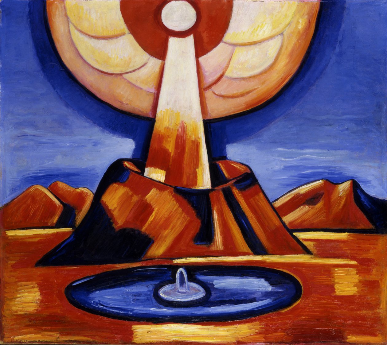 Yliaster Paracelsus, 1932. alkotó: Marsden Hartley