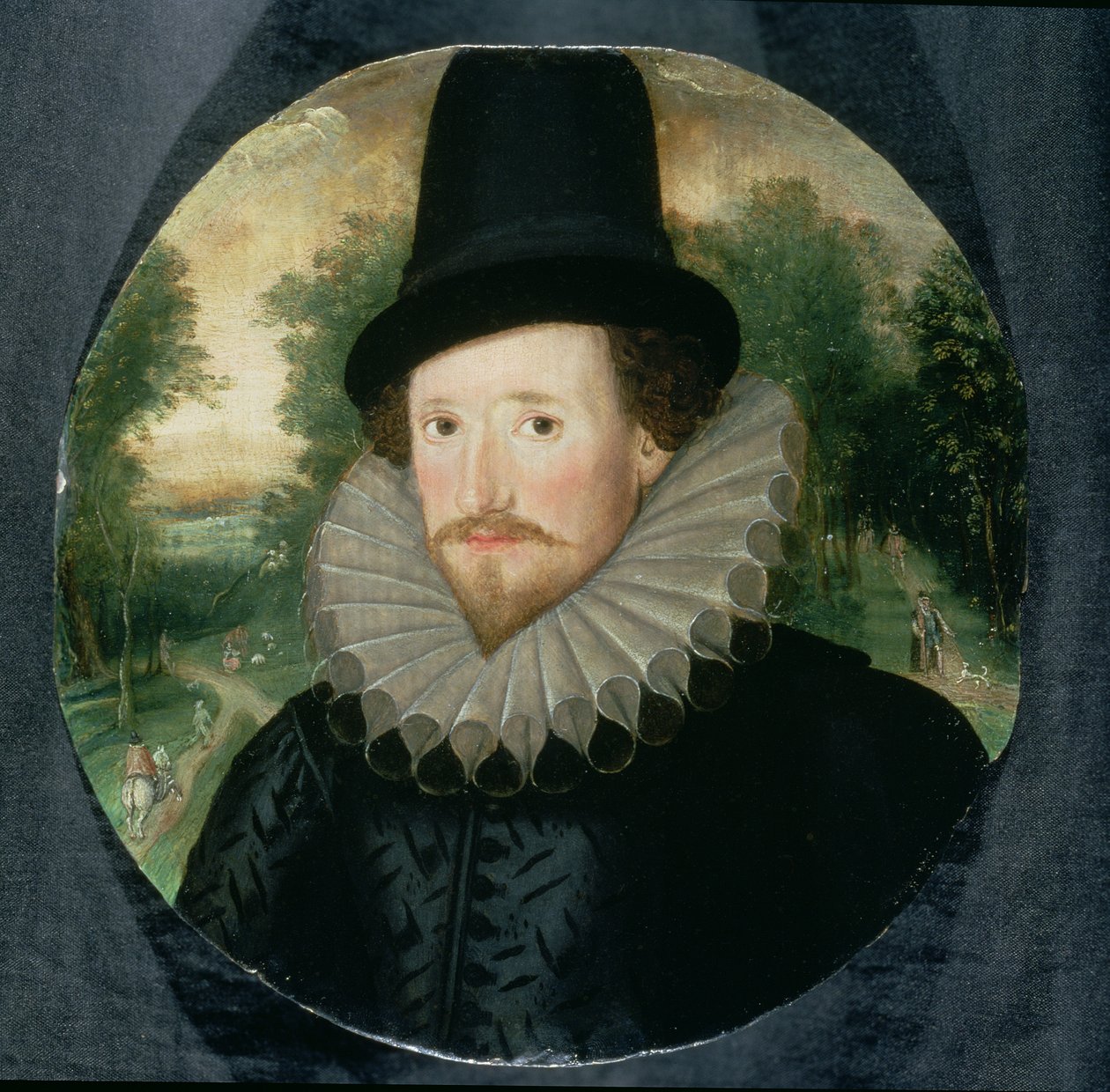 Egy kalapos férfi portréja alkotó: Marten Valckenborch  the van Elder