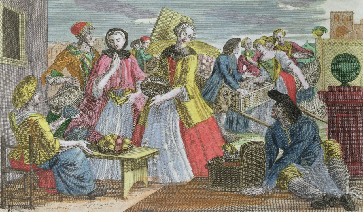 A gyümölcspiac alkotó: Martin Engelbrecht
