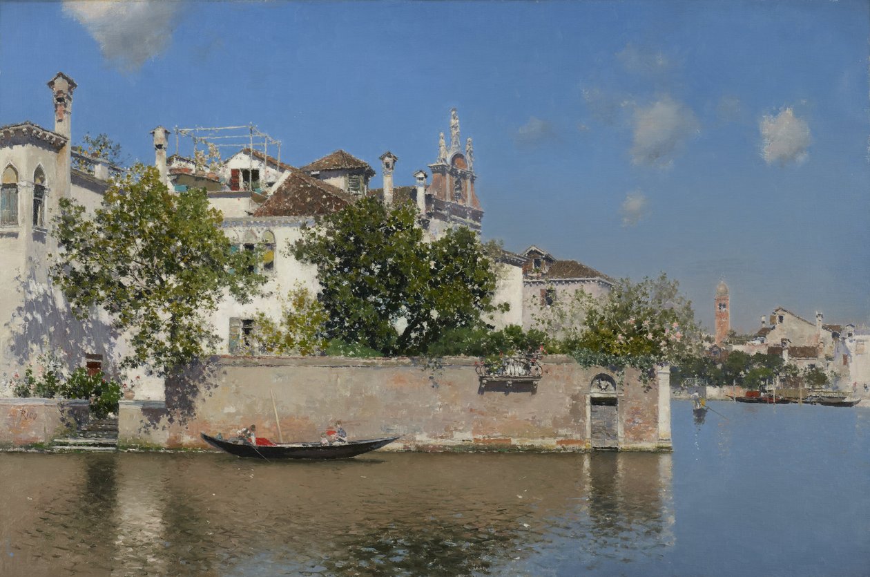 A Vendramin -palota kertje alkotó: Martin Rico