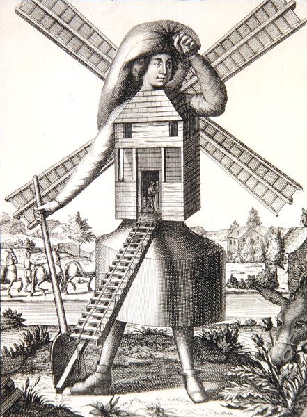 A molnár jelmeze (metszet) alkotó: Martin Engelbrecht