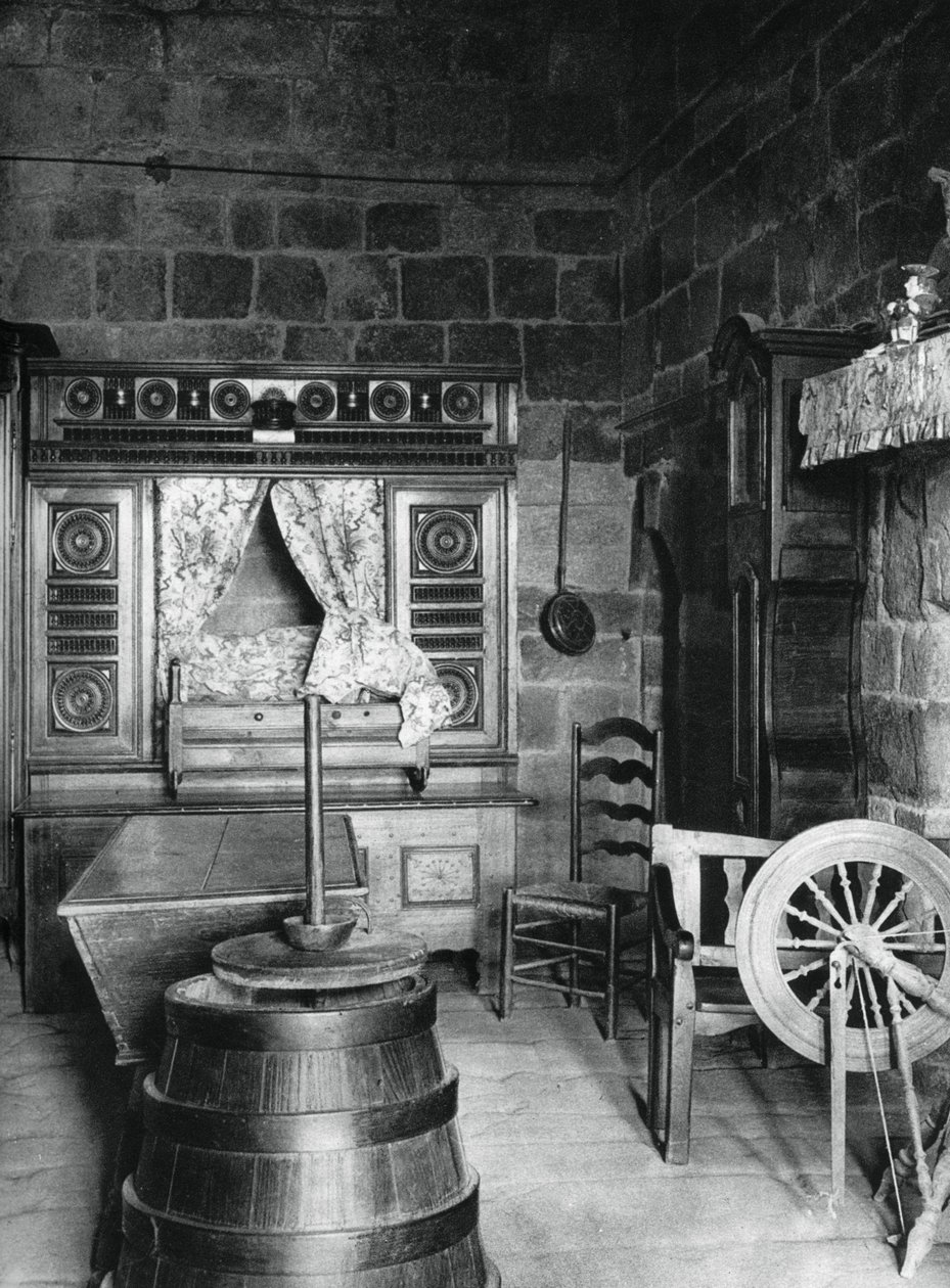 Belső, Dinan, Bretagne, Franciaország, 1937. alkotó: Martin Hurlimann