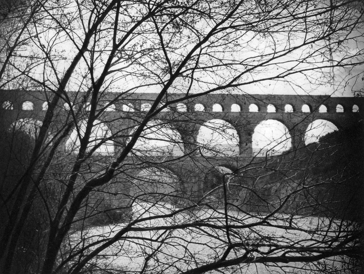 Pont du Gard, Provence, Franciaország, 1937 alkotó: Martin Hurlimann