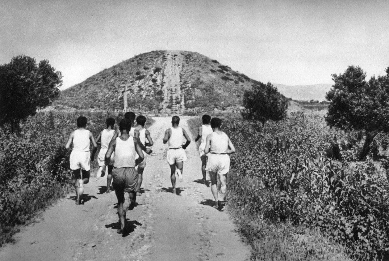 A maratoni vihar, Görögország, 1937. alkotó: Martin Hurlimann