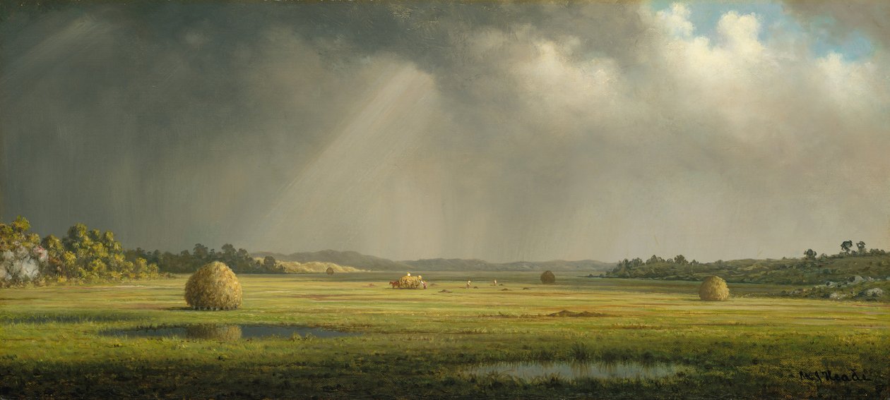 Newburyport Meadows, kb. 1876-81. alkotó: Martin Johnson Heade
