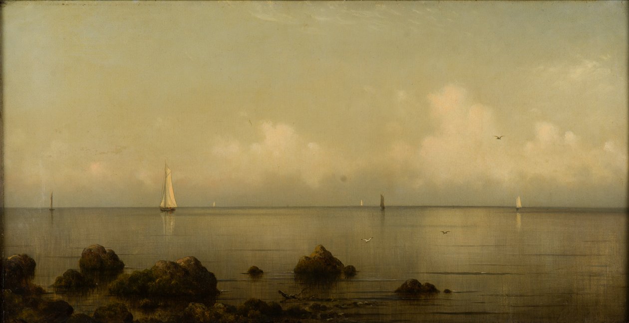 Gyűszűsziget, CT, 1875-1876 alkotó: Martin Johnson Heade