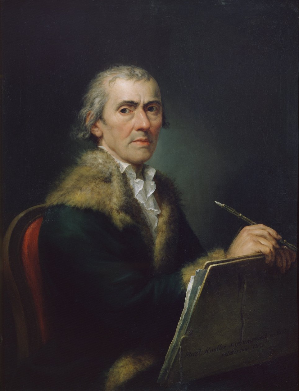 Önarckép alkotó: Martin Knoller