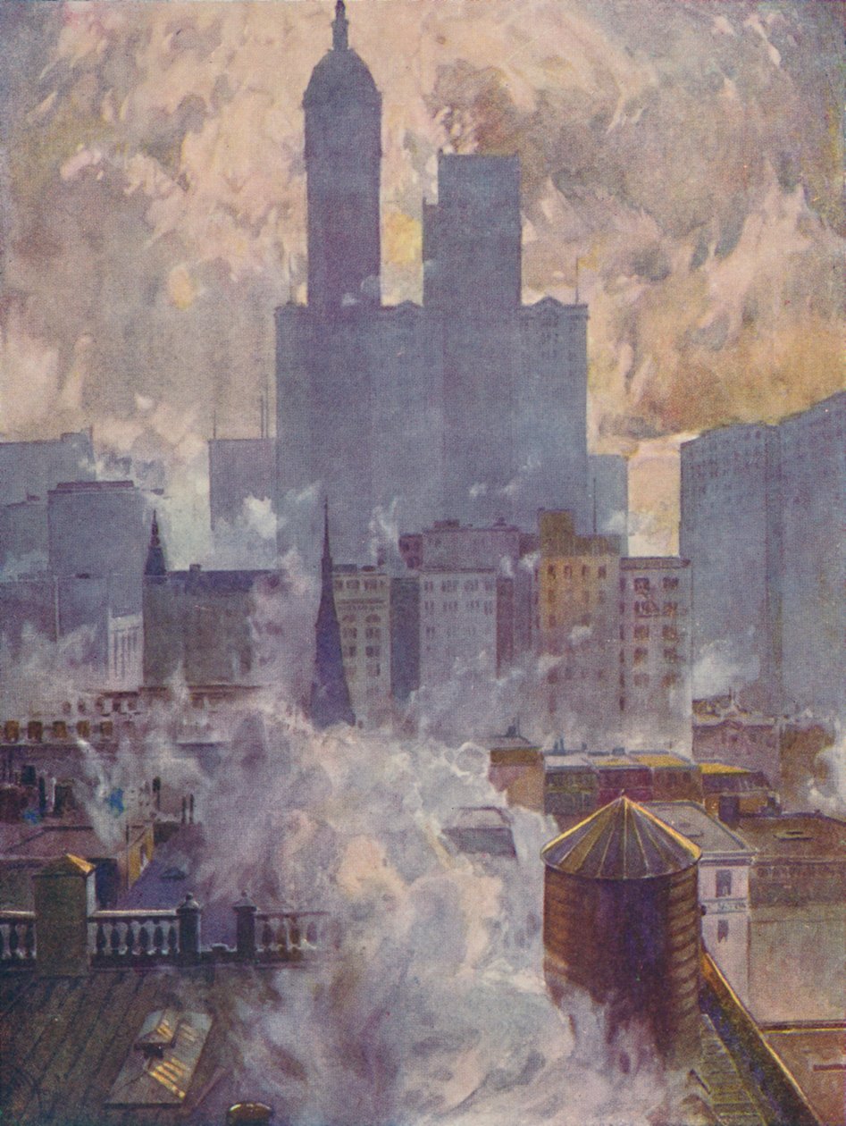 New York, 1916 alkotó: Martin Lewis