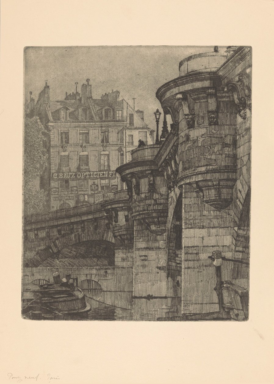 Pont Neuf Párizsban alkotó: Martin Monnickendam