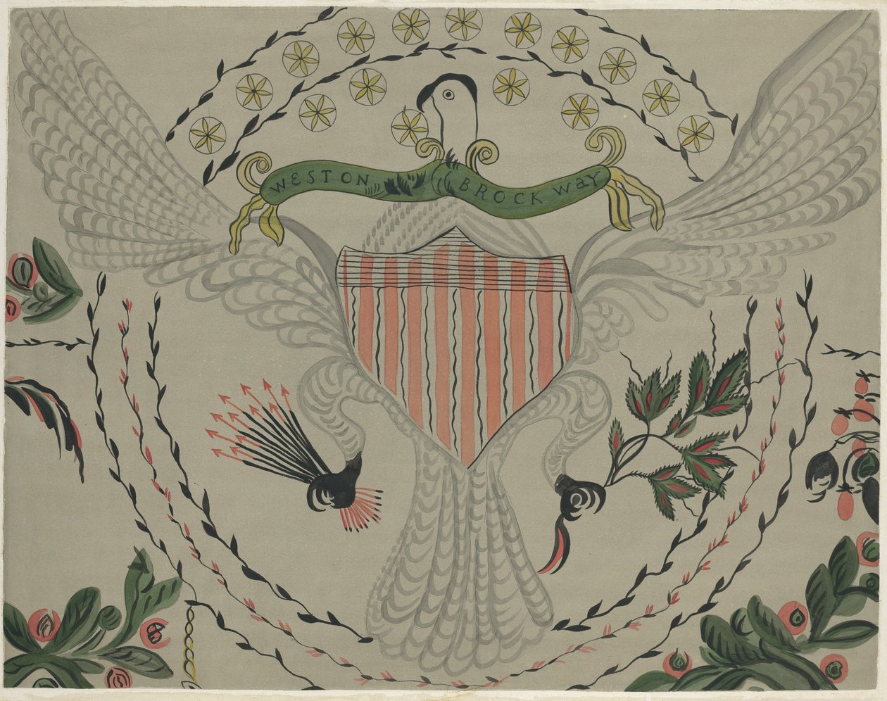 Falfestés, c. 1939. alkotó: Martin Partyka