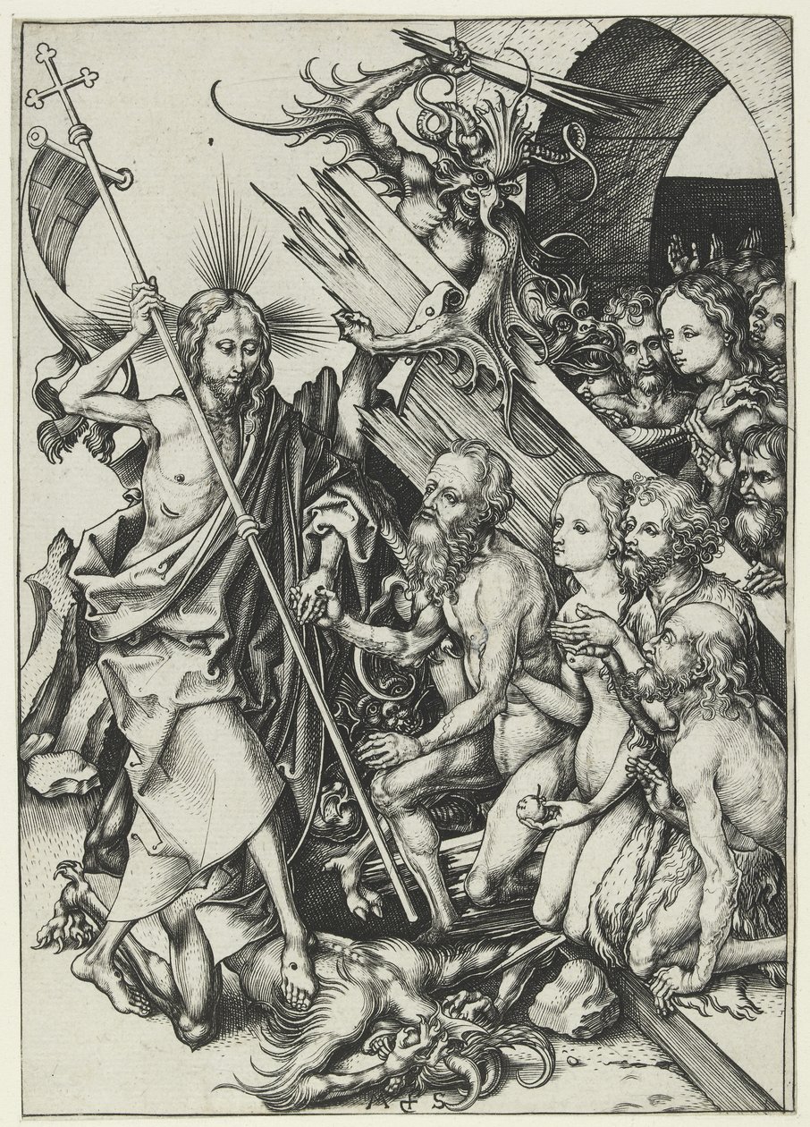 Krisztus Limbóban alkotó: Martin Schongauer