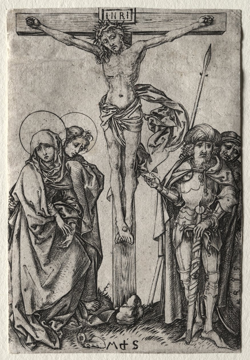 Krisztus a kereszten alkotó: Martin Schongauer