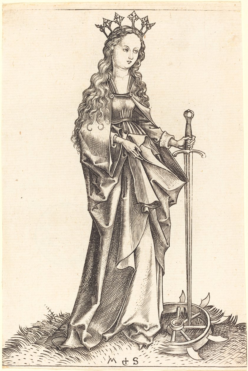 Alexandriai Szent Katalin alkotó: Martin Schongauer