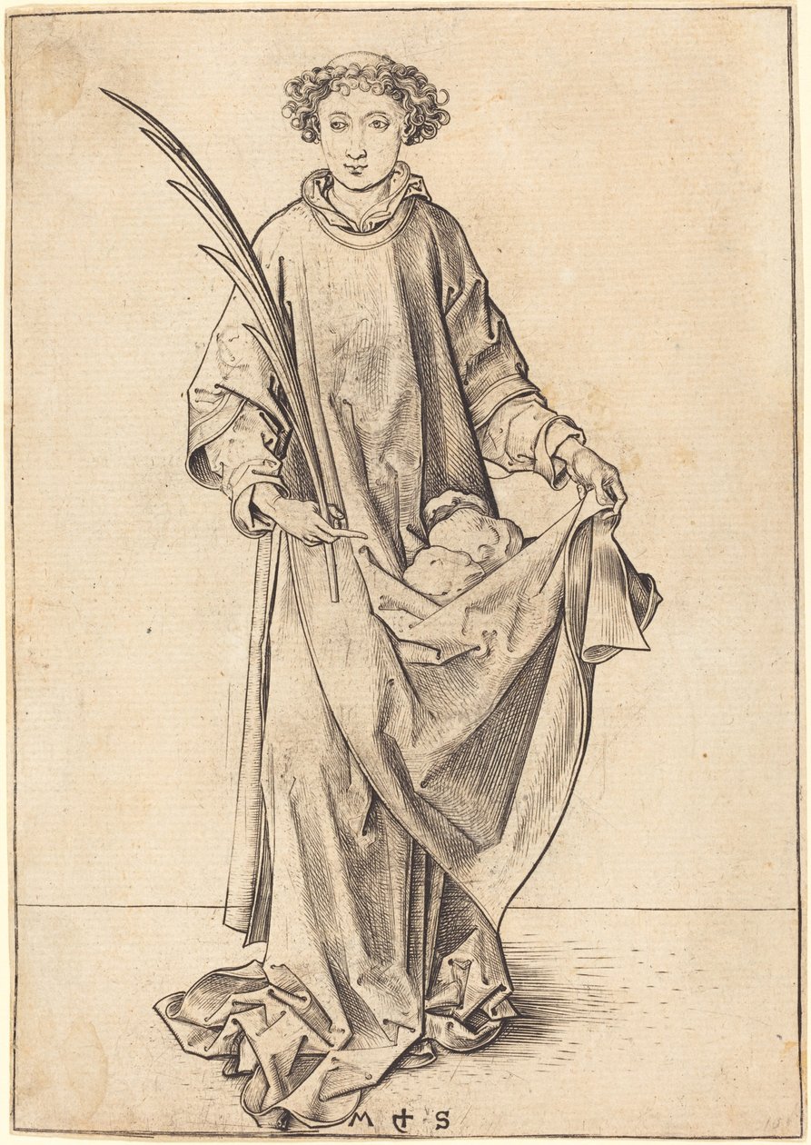 Szent István alkotó: Martin Schongauer