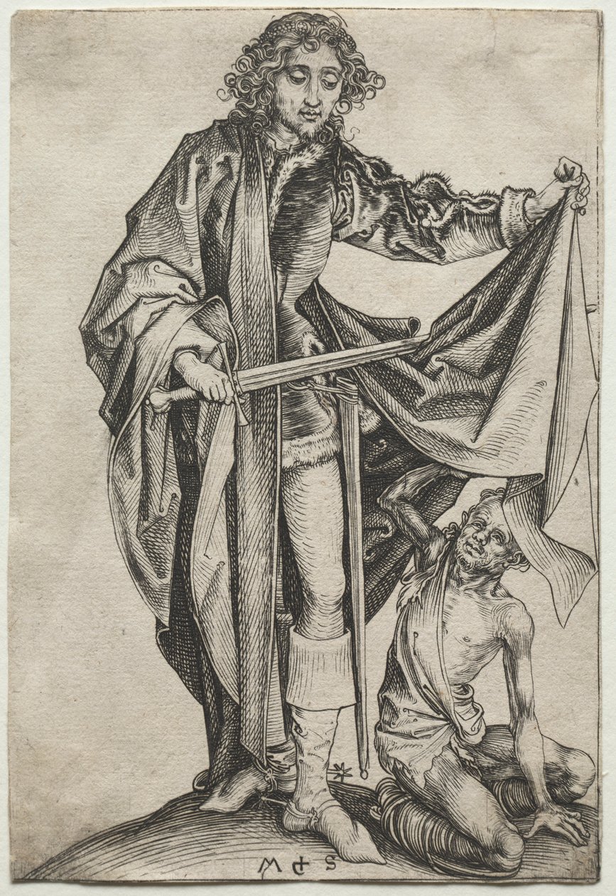 Szent Márton. alkotó: Martin Schongauer