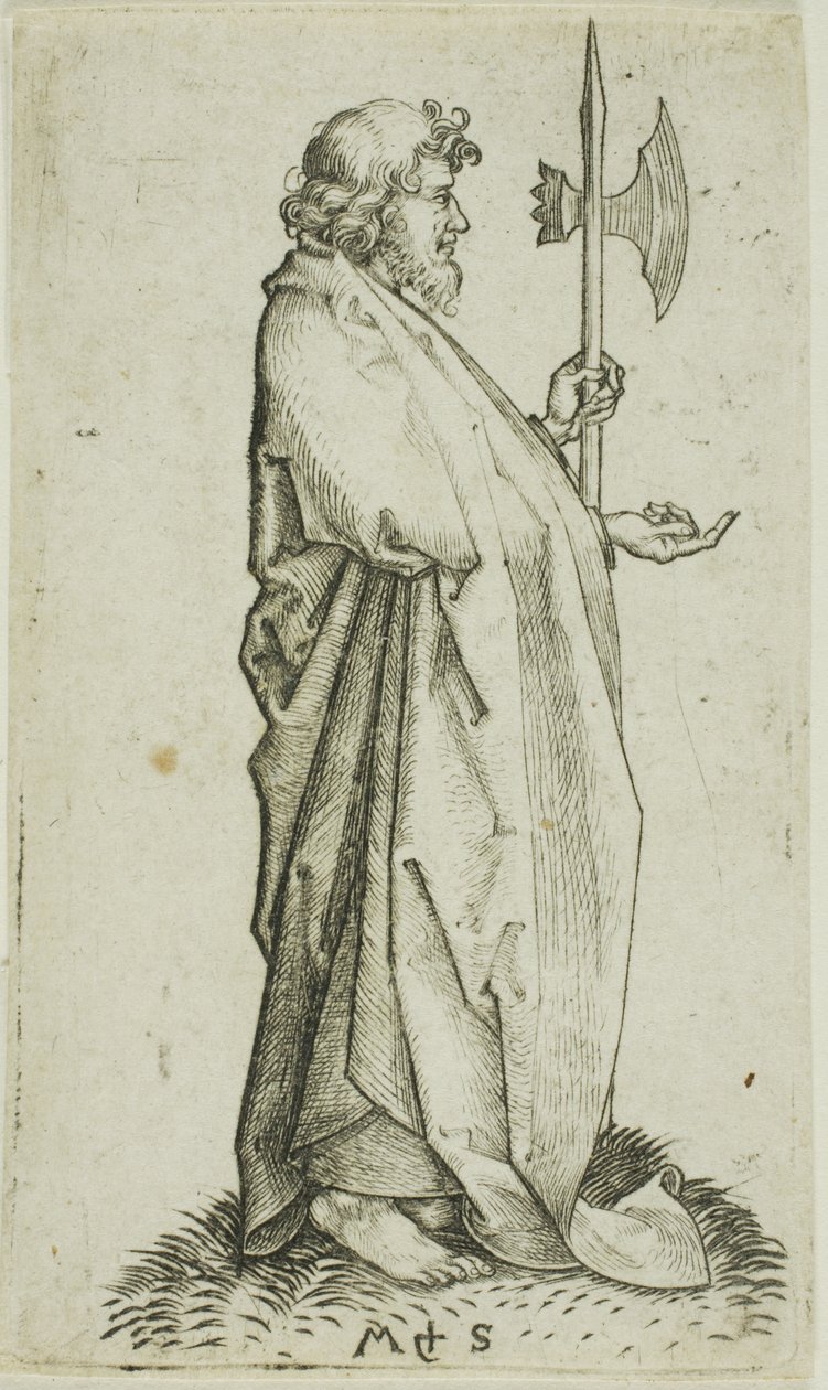 Szent Mátyás, az Apostoloktól alkotó: Martin Schongauer