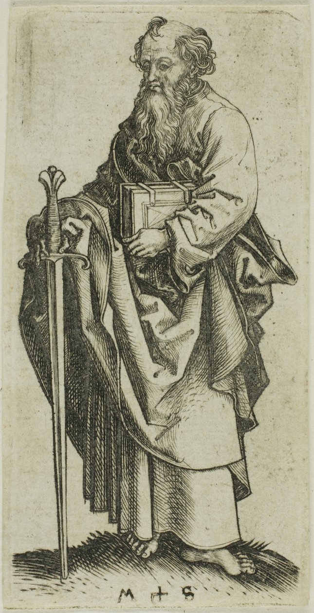Szent Pál, az Apostoloktól alkotó: Martin Schongauer