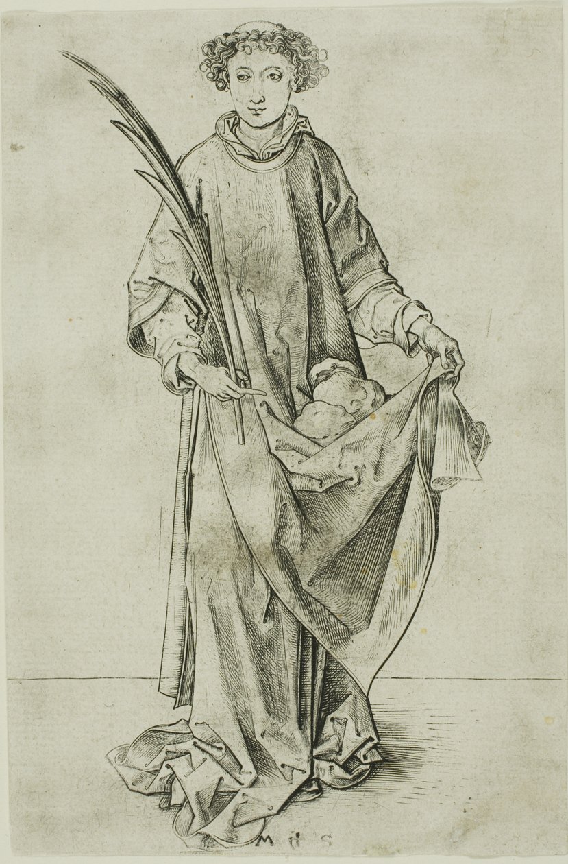 Szent István alkotó: Martin Schongauer