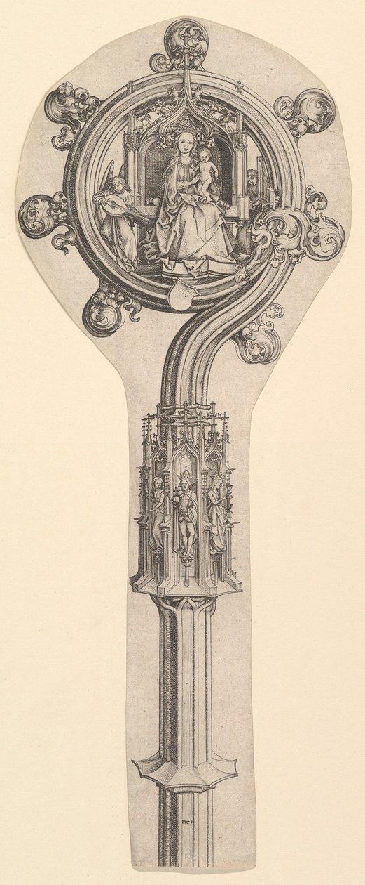 A Crozier, kb. 1435-1491. alkotó: Martin Schongauer
