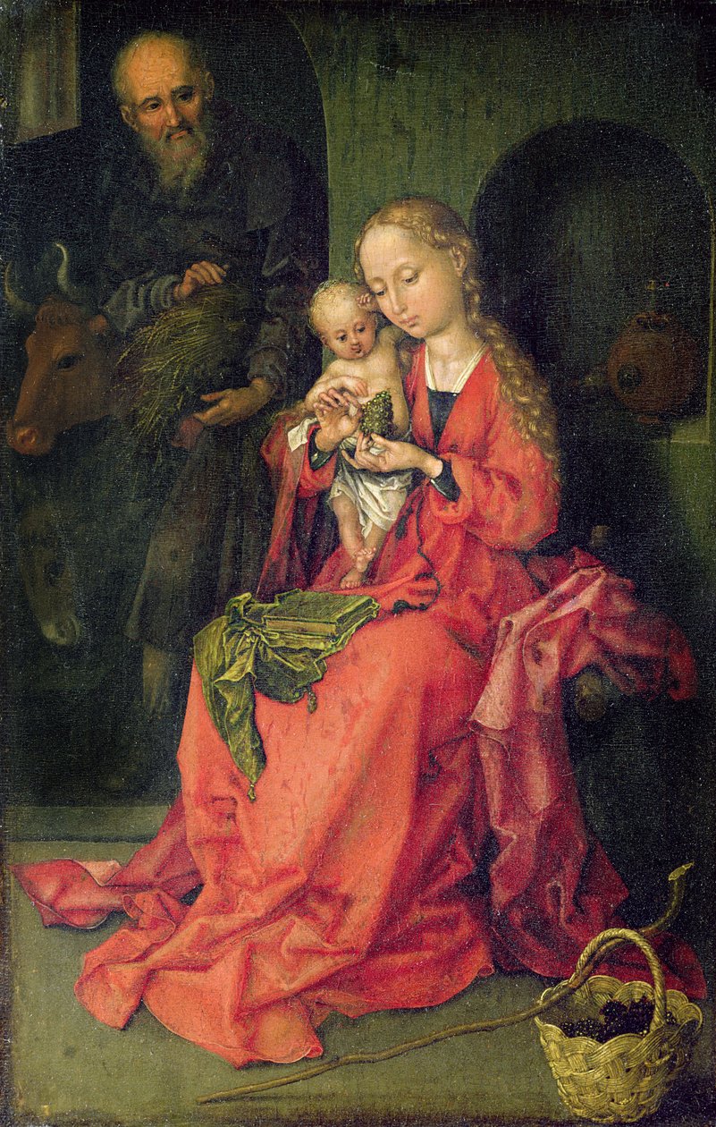 A Szent Család, 1480-90 körül alkotó: Martin Schongauer