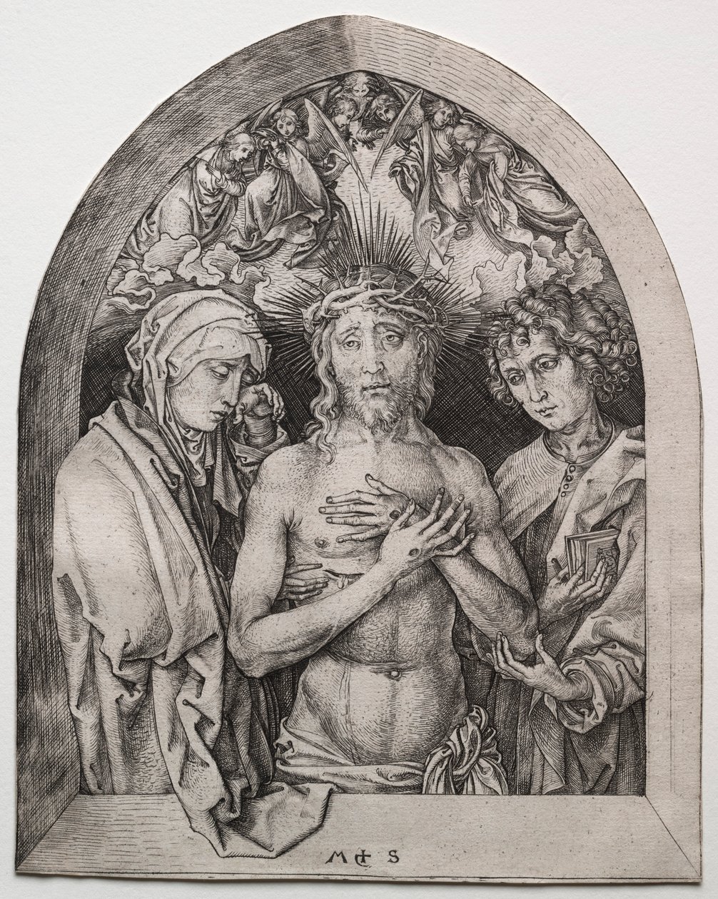 A bánat embere. alkotó: Martin Schongauer
