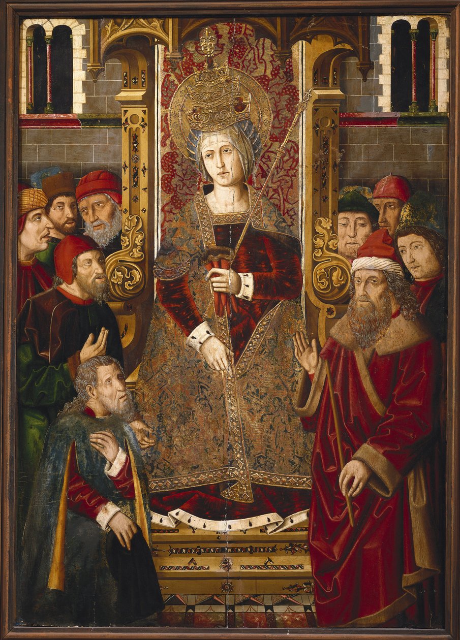 Szent Ilona alkotó: Martin & Ximenez Miguel (fl.1466 1505) Bernat