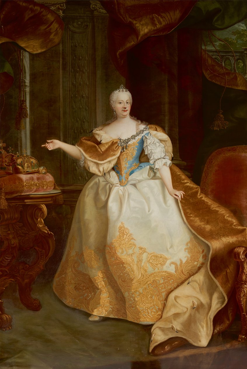Mária Terézia császárné alkotó: Martin van Meytens d. J.