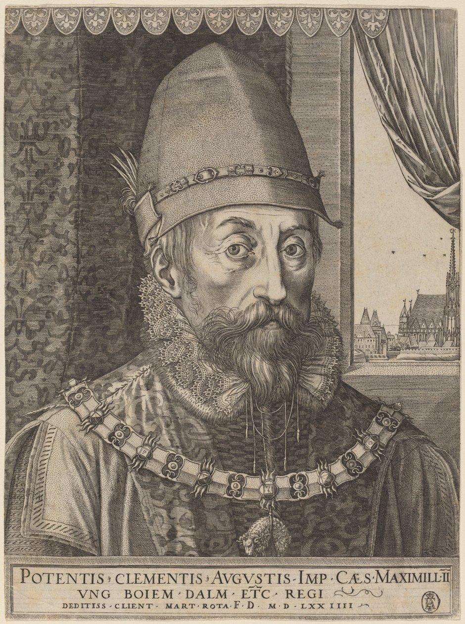 Maximilian császár II alkotó: Martino Rota