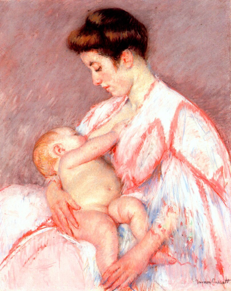 Baba János ápolása alkotó: Mary Cassatt