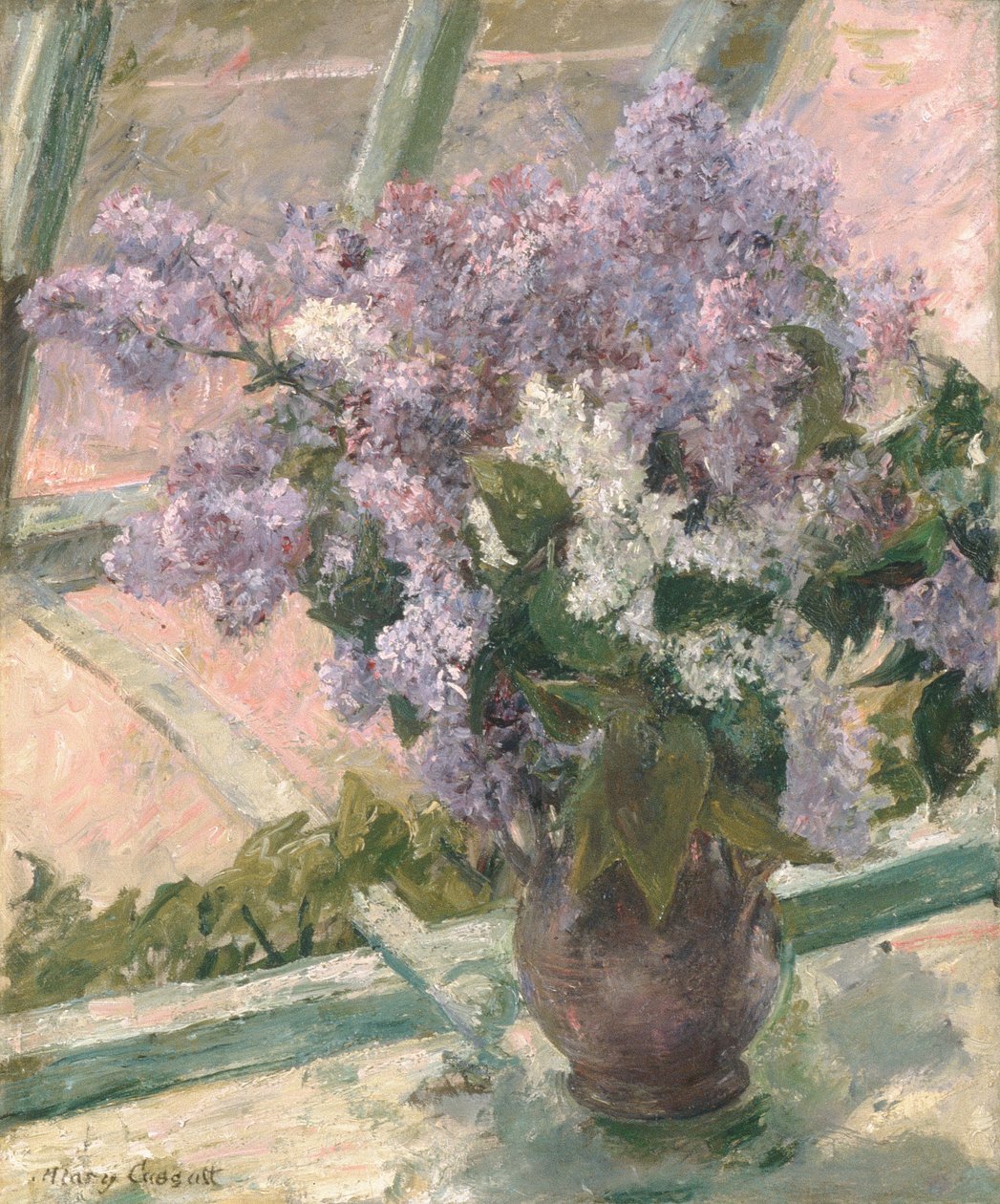 Lilák az ablakban alkotó: Mary Cassatt