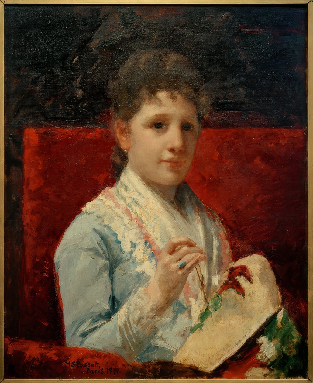 Mary Ellison hímzés alkotó: Mary Cassatt