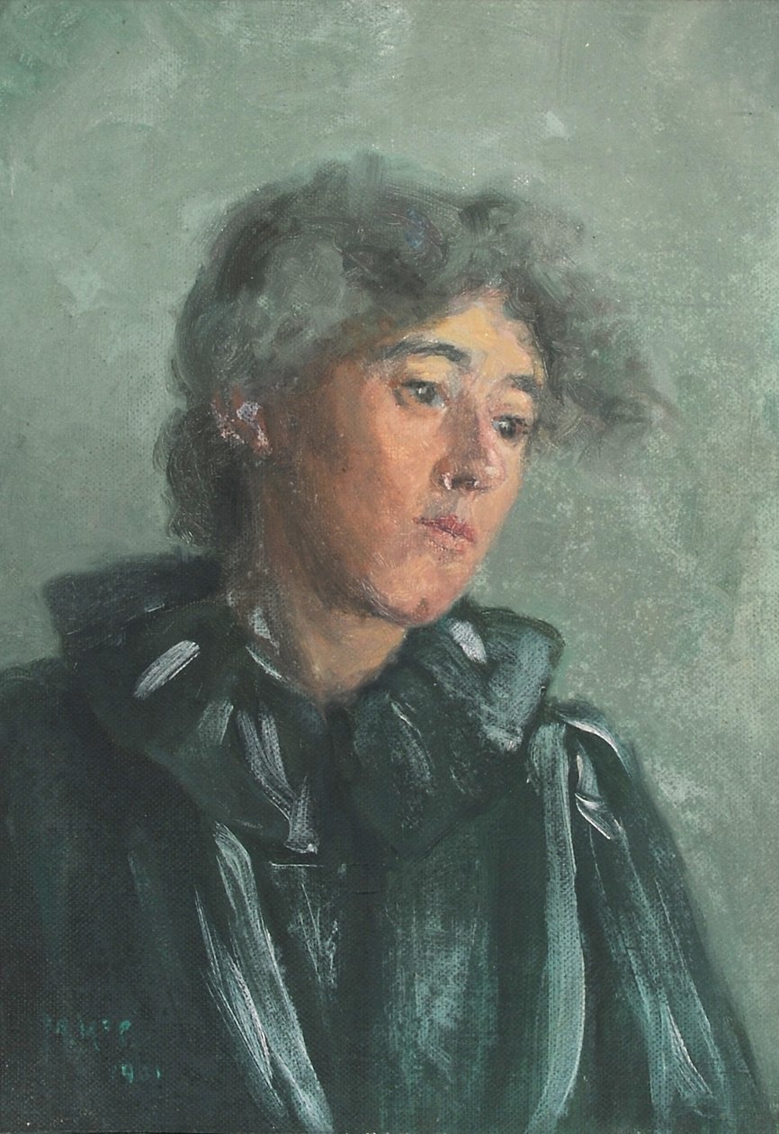 Emily Bottomley portréja, 1901 alkotó: Mary McCrossan