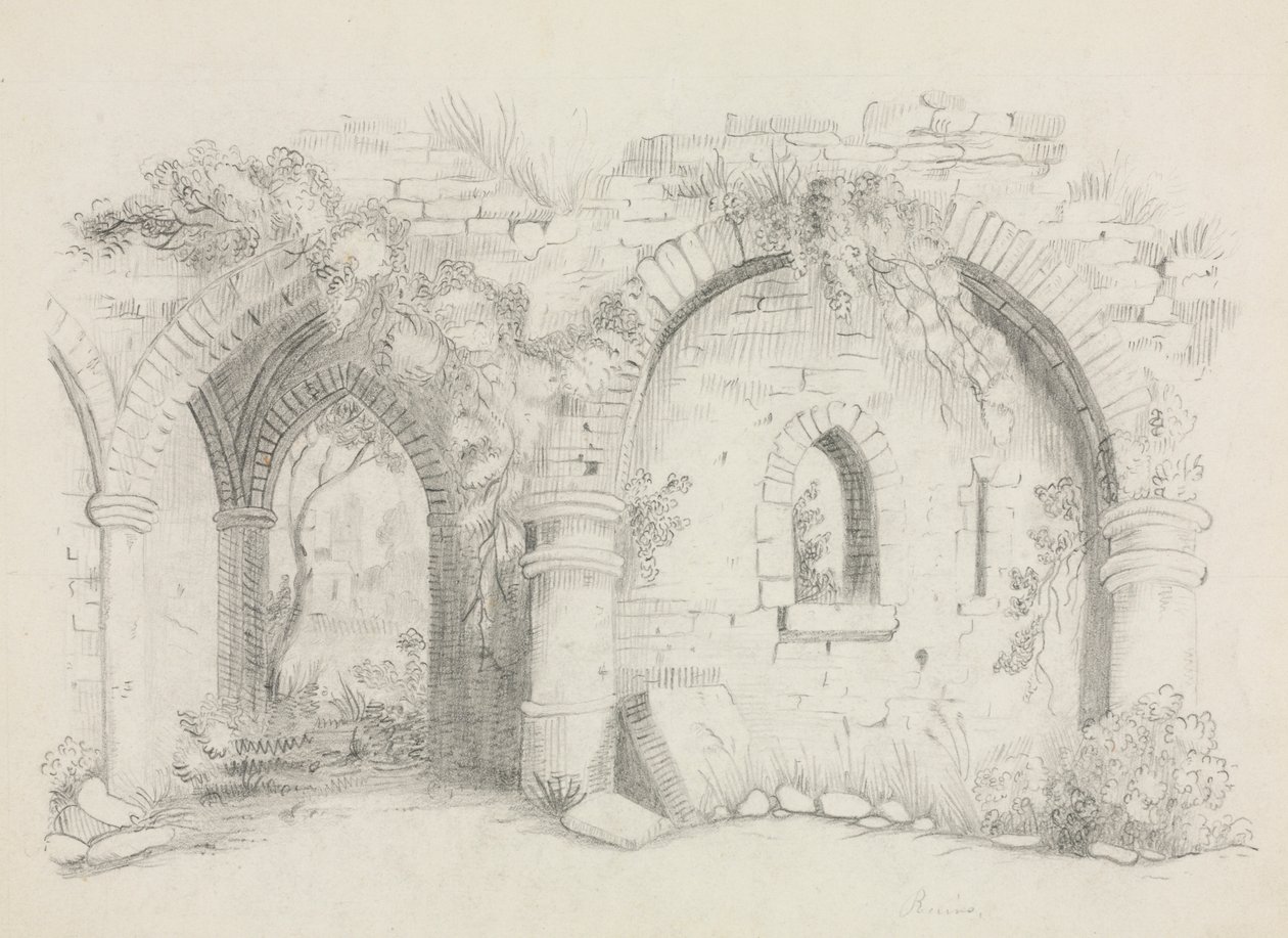 Romok, 1840 körül. alkotó: Mary Altha Nims