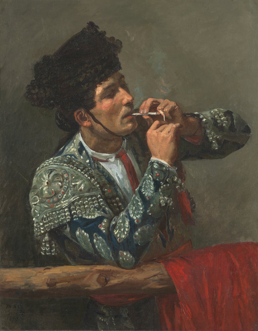 A bikaviadal után, 1873. alkotó: Mary Cassatt