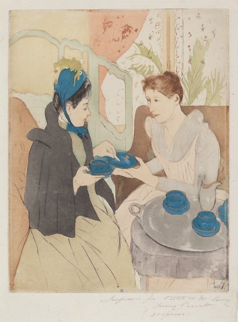 Délutáni Tea Party alkotó: Mary Cassatt