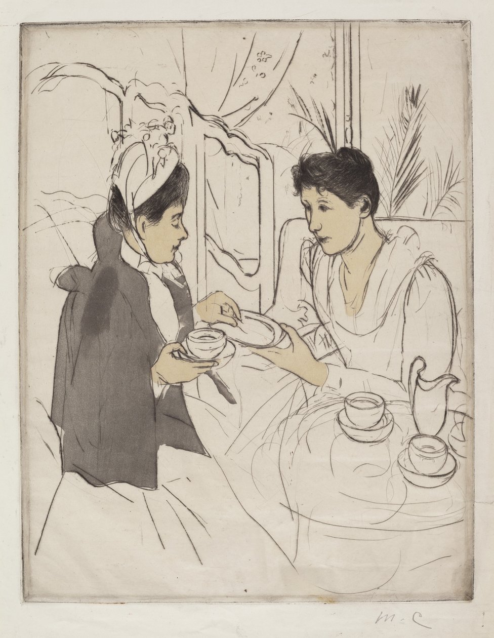 Délutáni Tea Party alkotó: Mary Cassatt