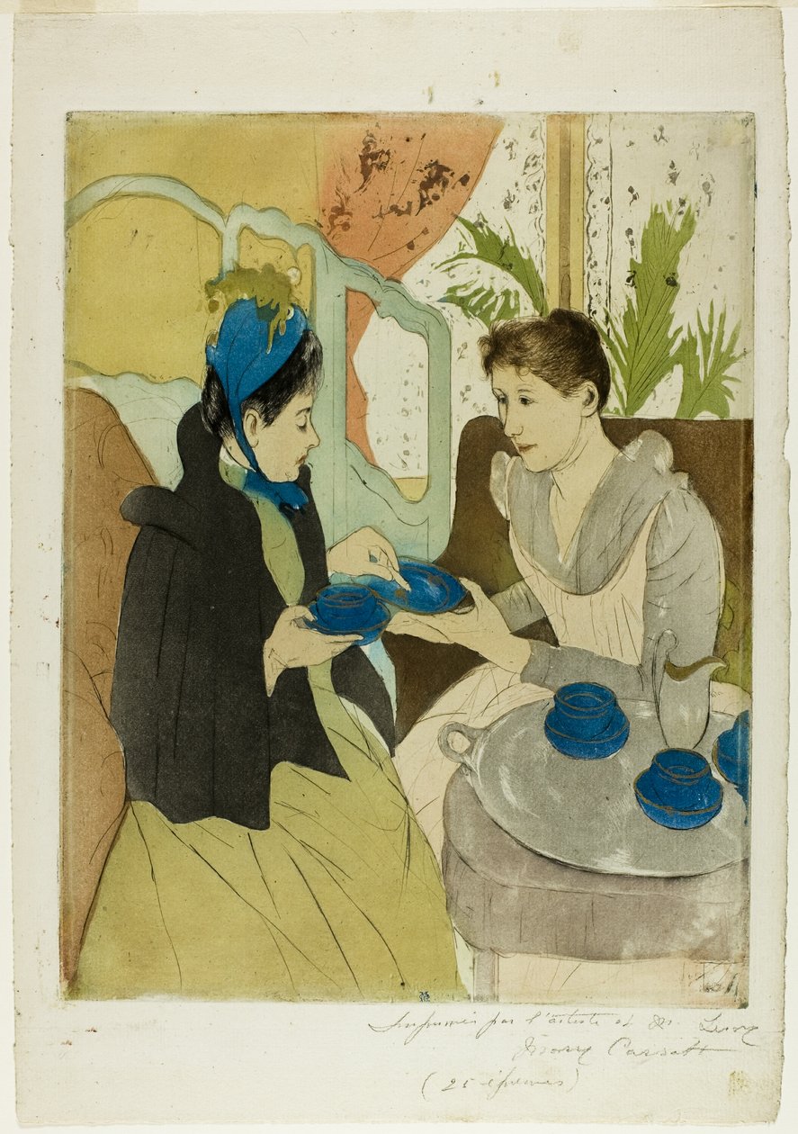 Délutáni Tea Party alkotó: Mary Cassatt