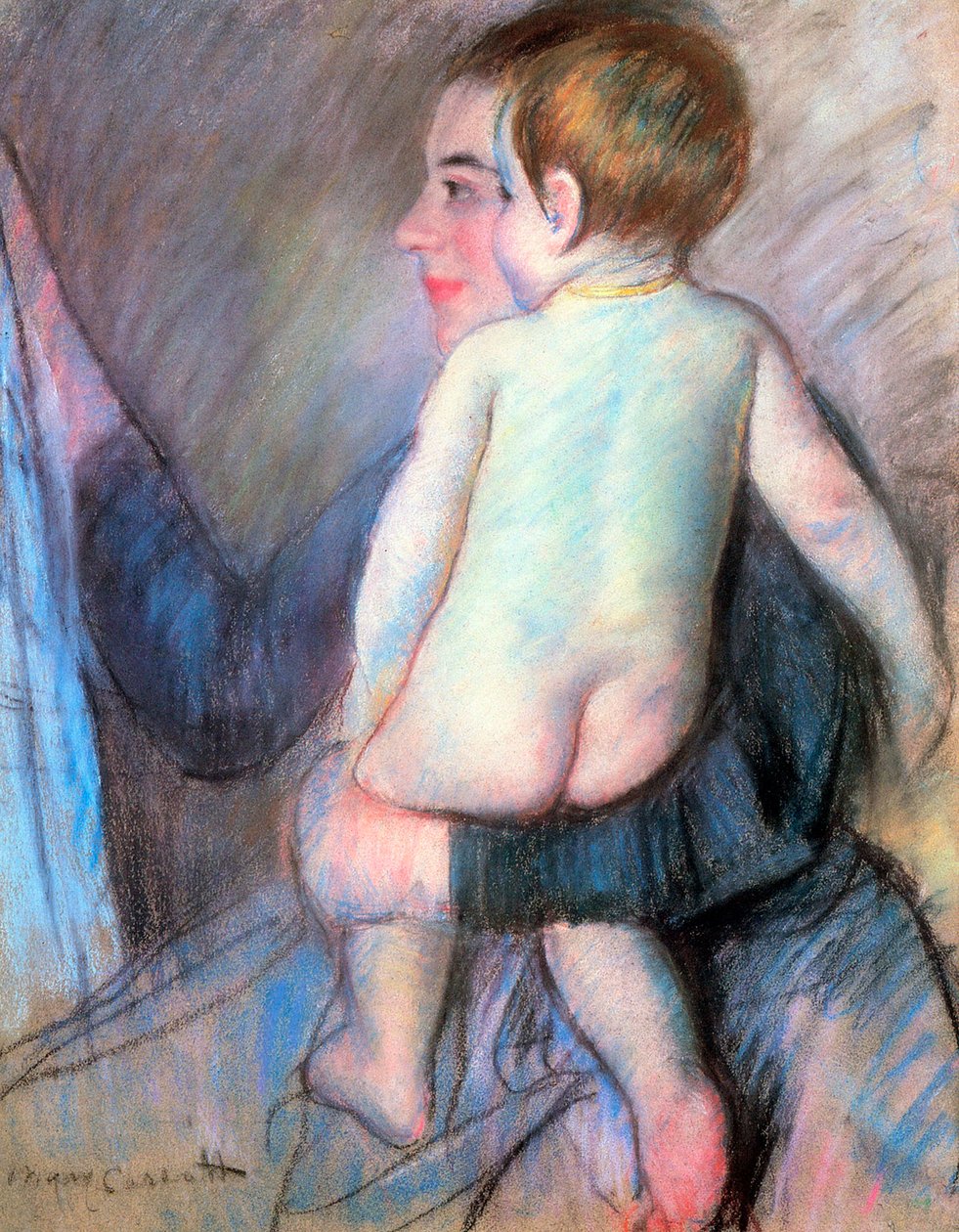 Az ablaknál, 1889. alkotó: Mary Cassatt