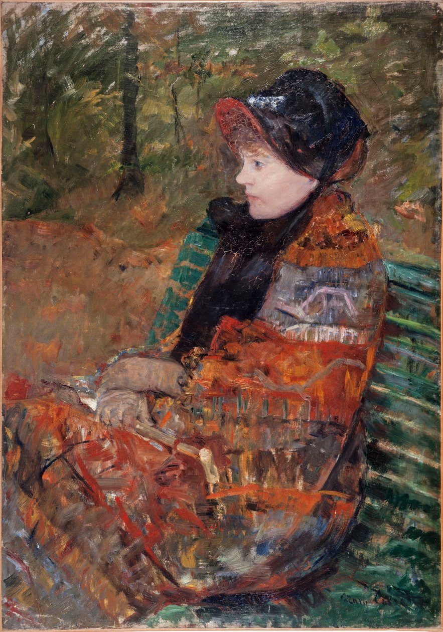 Ősz. Lydia Cassatt portréja, 1880. alkotó: Mary Cassatt
