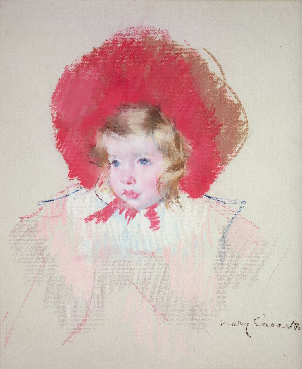 Red Hat gyermek, 1904 körül alkotó: Mary Cassatt